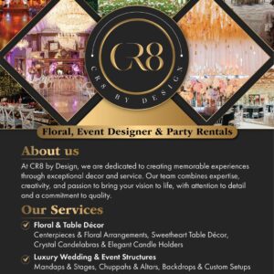 CR8 by Design – Floral & Table Décor